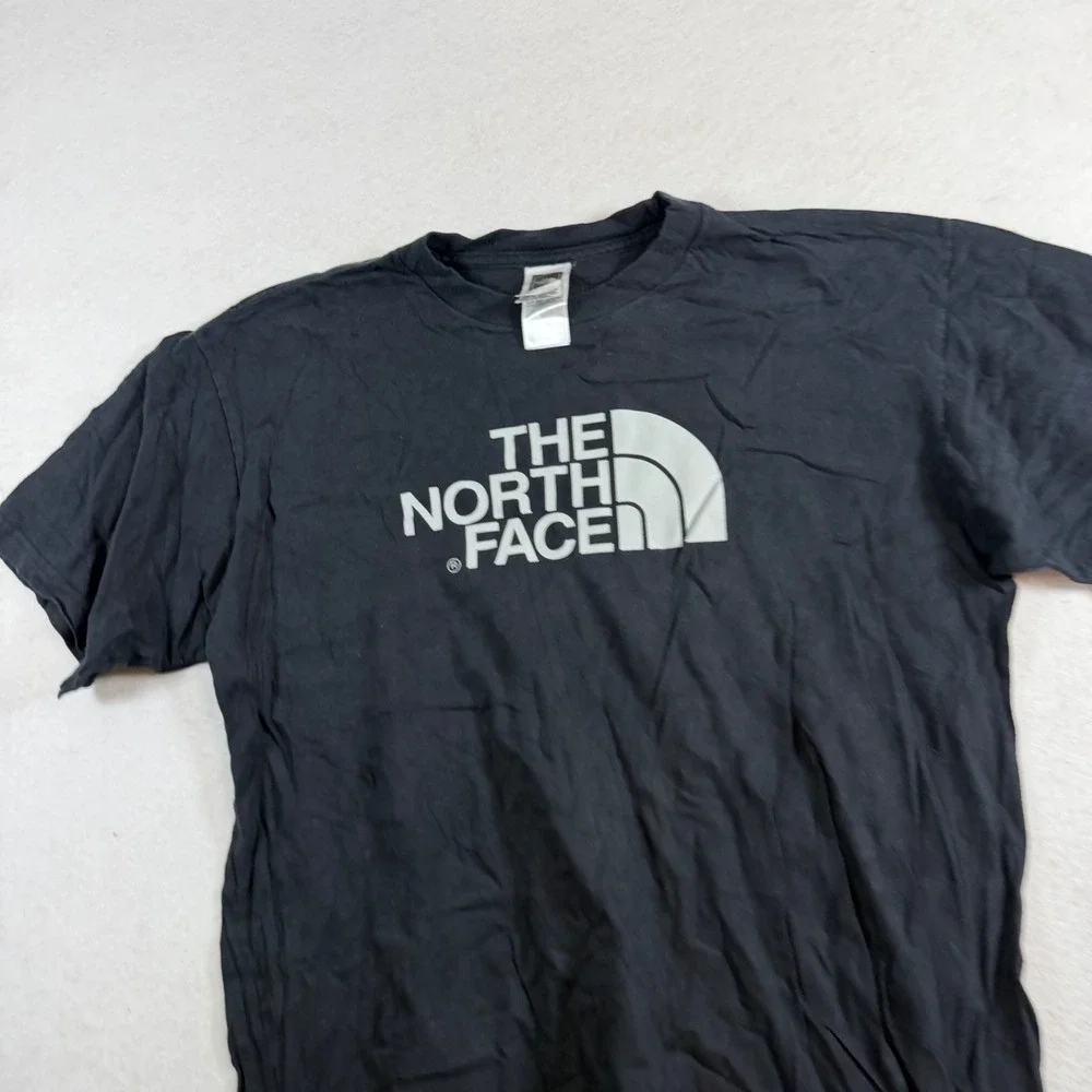 The North Face Mens Black Graphic Logo Short Sleeve T-Shirt Size Medium M
